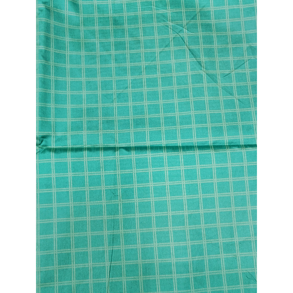 Dark Bottle Green with Sea Green Border Pallu n Blouse Semi Tusser Saree