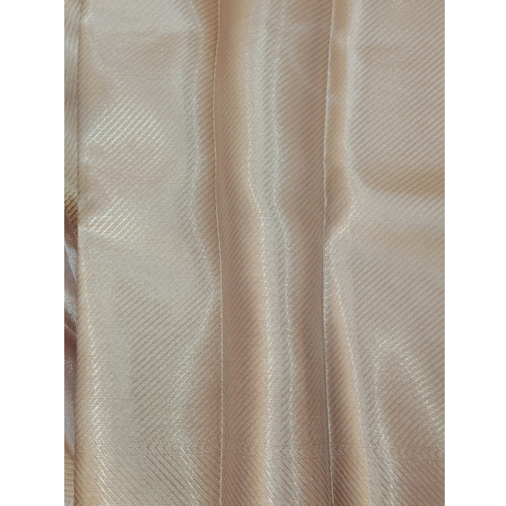 Beige Colour Tissue Silk Saree
