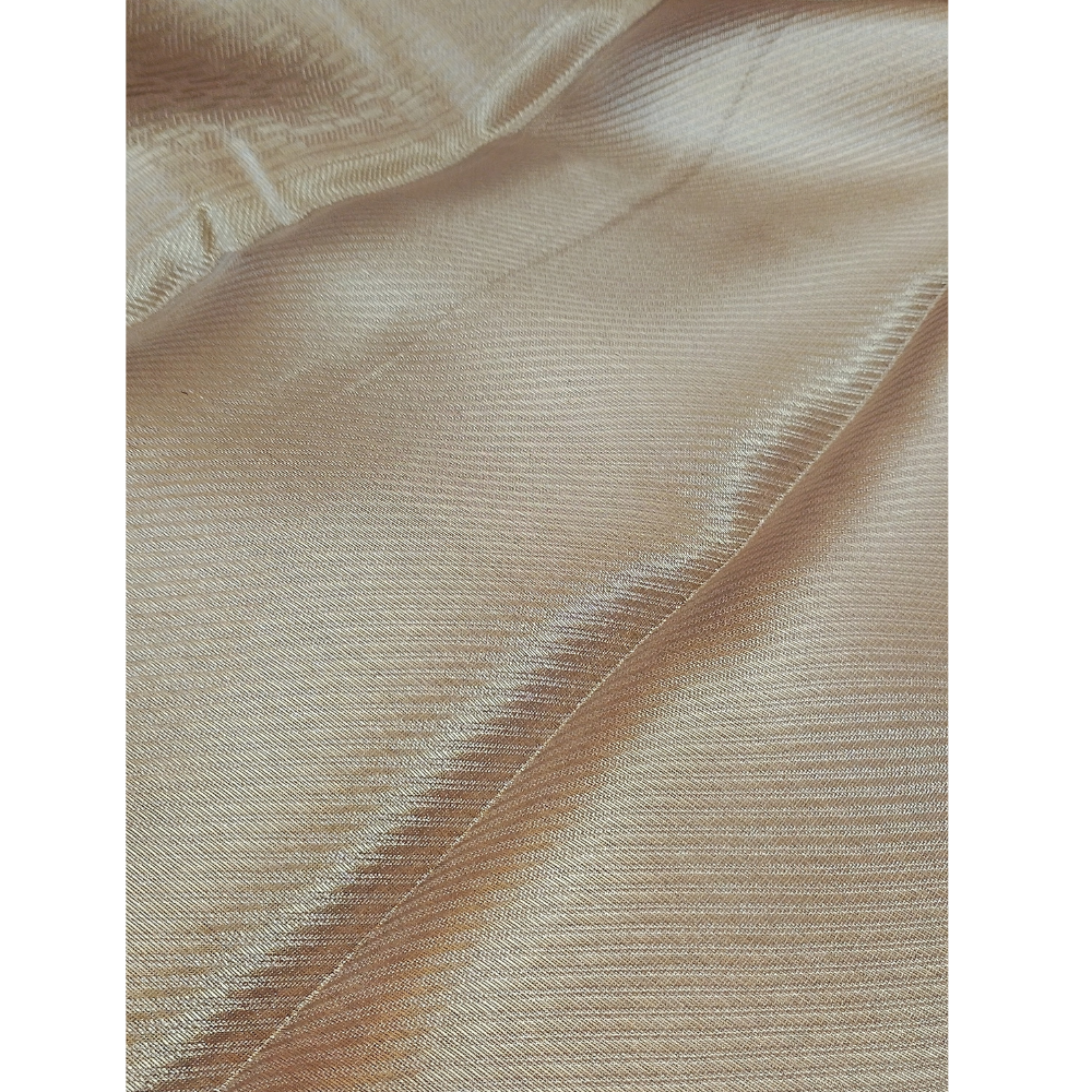 Beige Colour Tissue Silk Saree