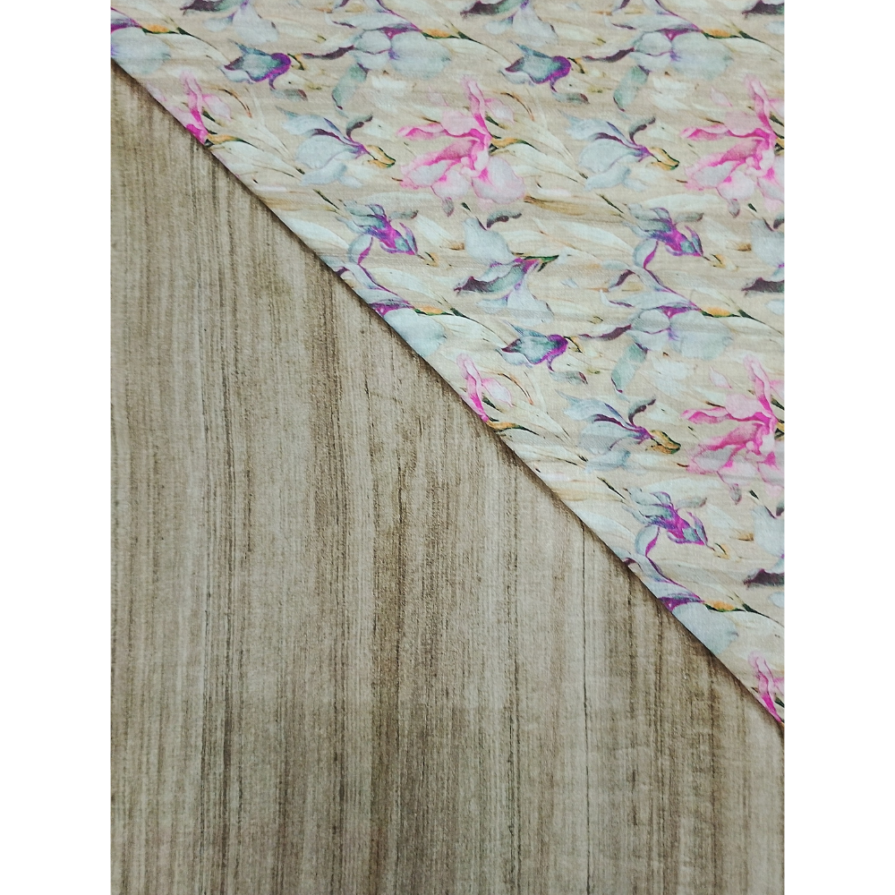 Mehandhi Green n Half White combination Semi Tusser Saree